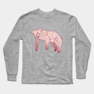 Pastel demon bear Waffles Long Sleeve T-Shirt